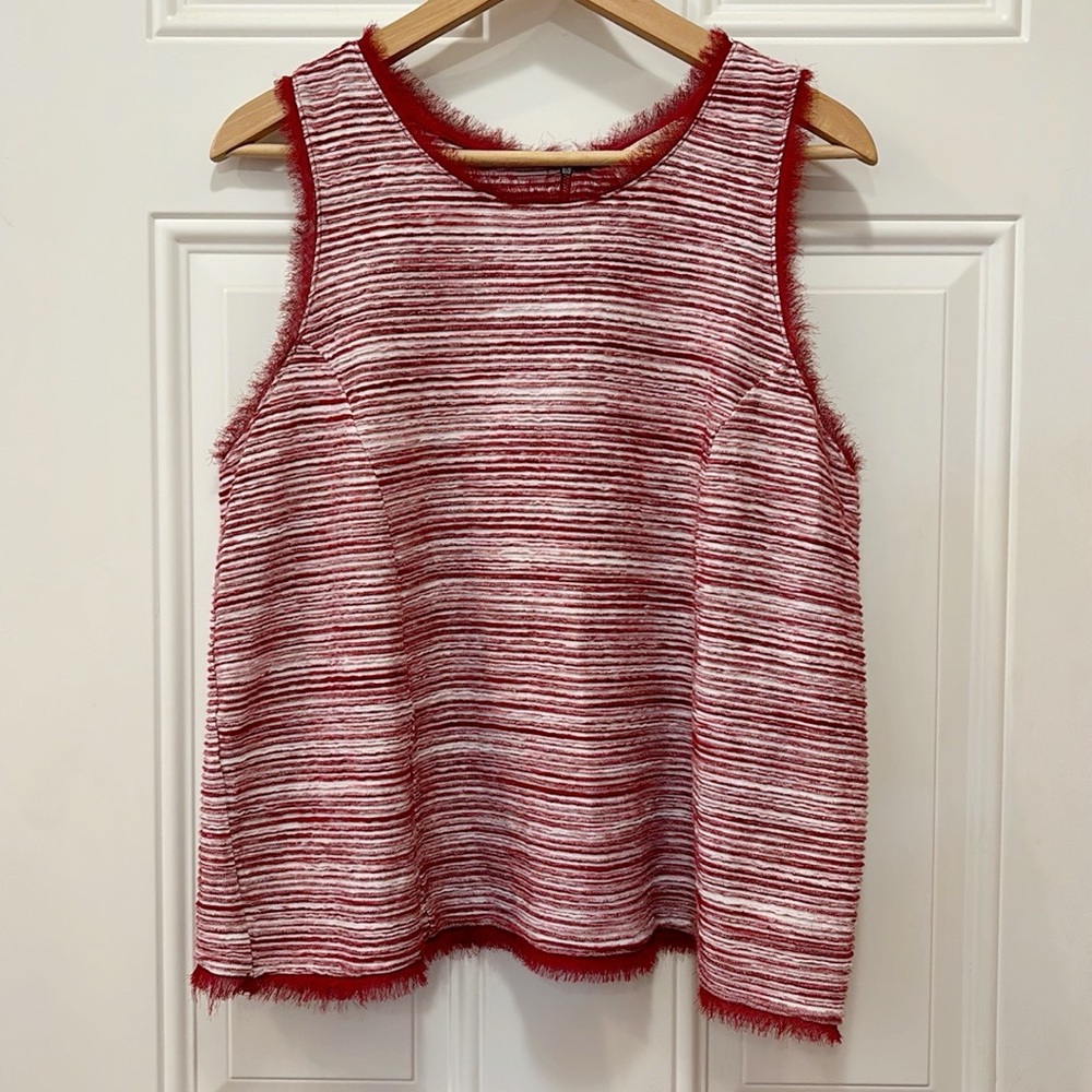 Anthropologie Vanessa Virginia Indira Sleeveless Textured Top in Size XL